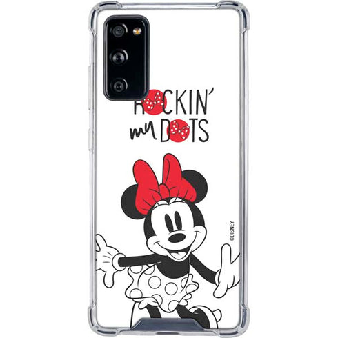 Disney Minnie Mouse Rockin My Dots Galaxy S20 FE Clear Case
